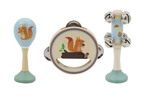 Squirrel Wooden Musical Set