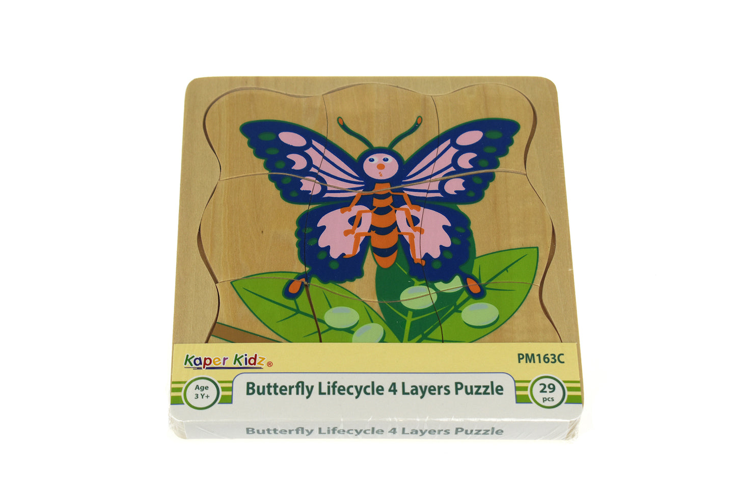 Butterfly 4 Layers Wooden Puzzle