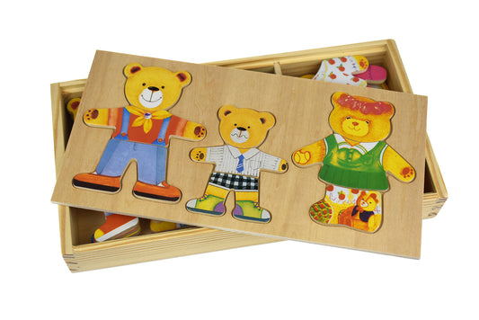 Bear Family Dressing Puzzle