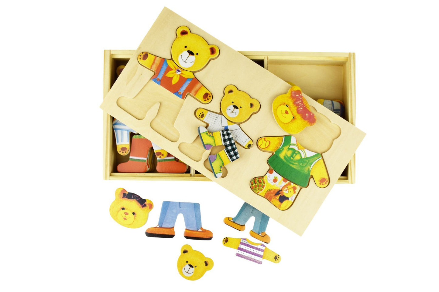 Bear Family Dressing Puzzle