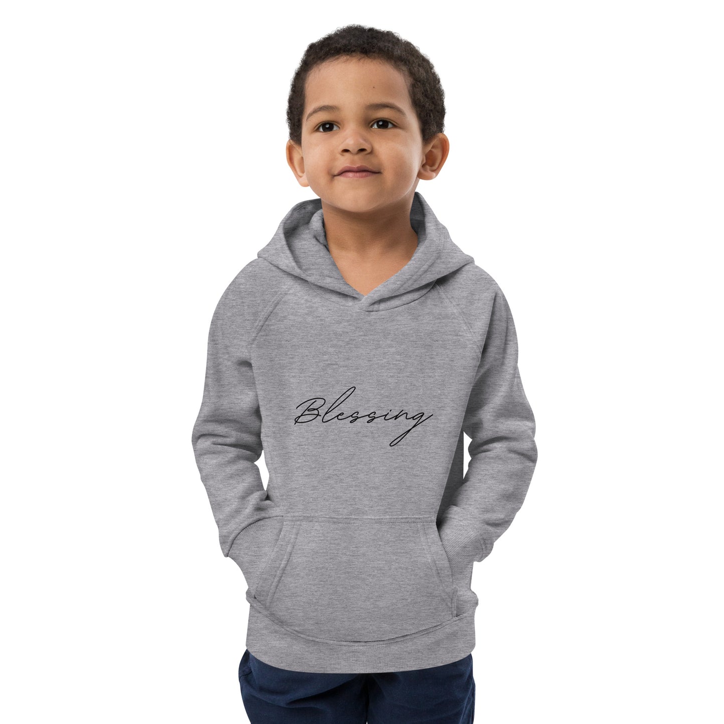 Blessing Kids Organic Hoodie Grey