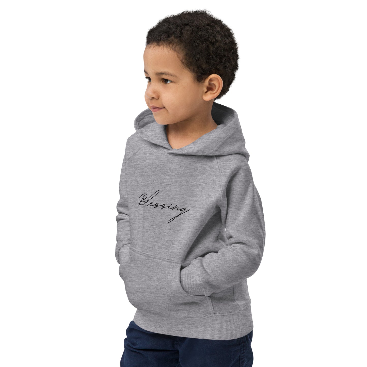 Blessing Kids Organic Hoodie Grey