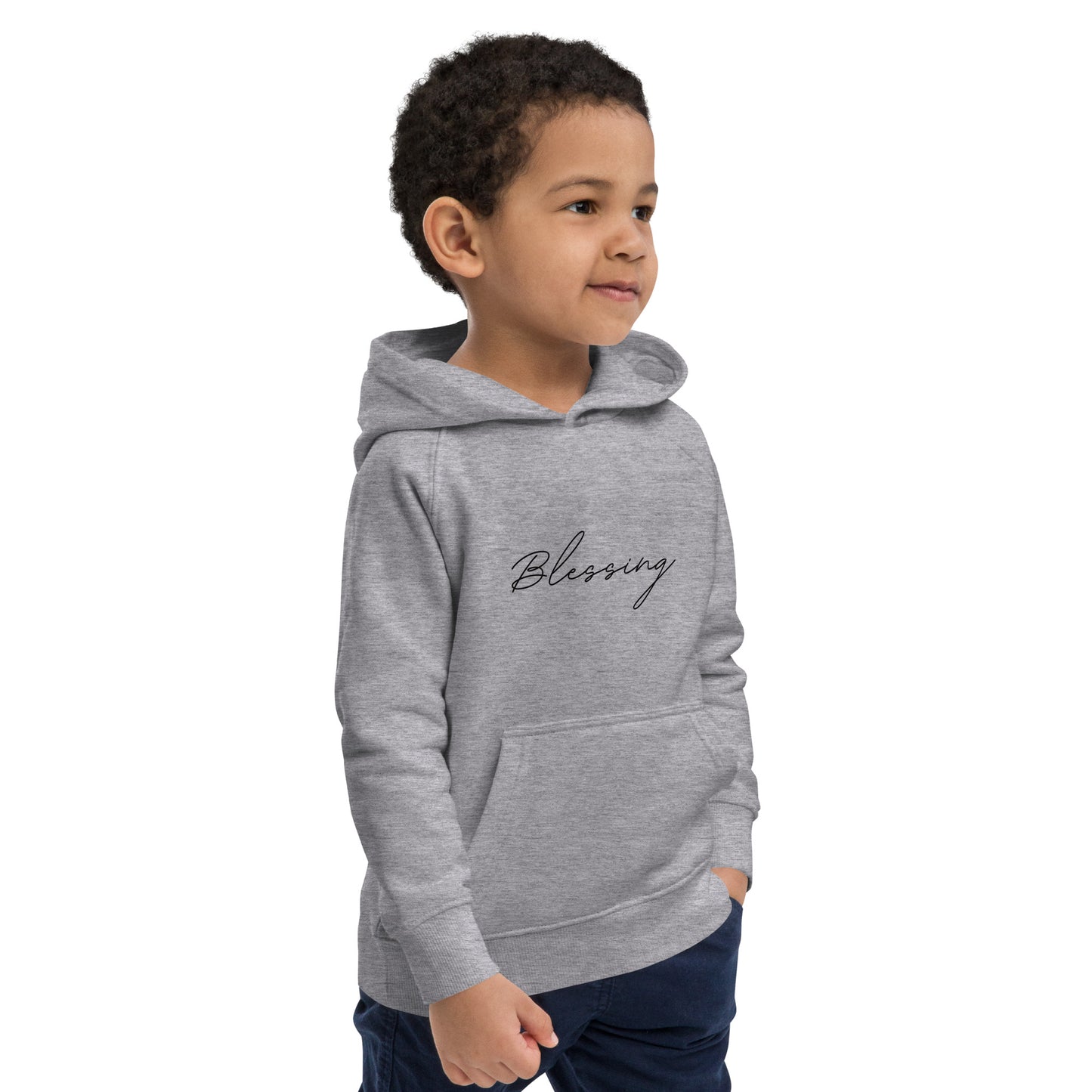 Blessing Kids Organic Hoodie Grey