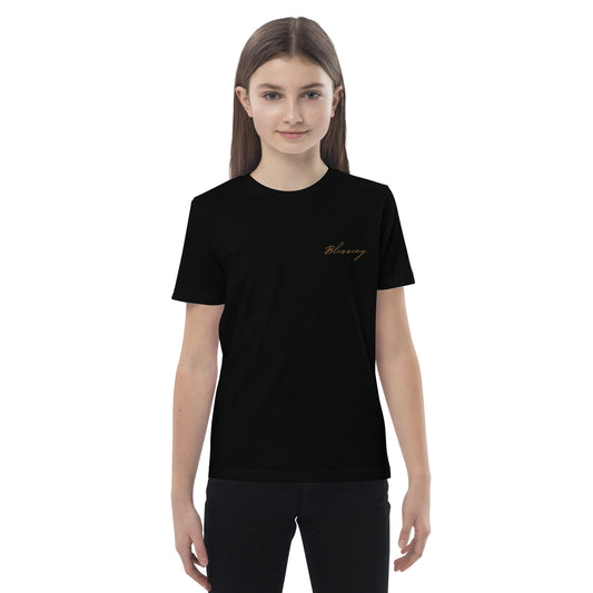 Blessing Embroidered Organic Cotton Kids T-shirt