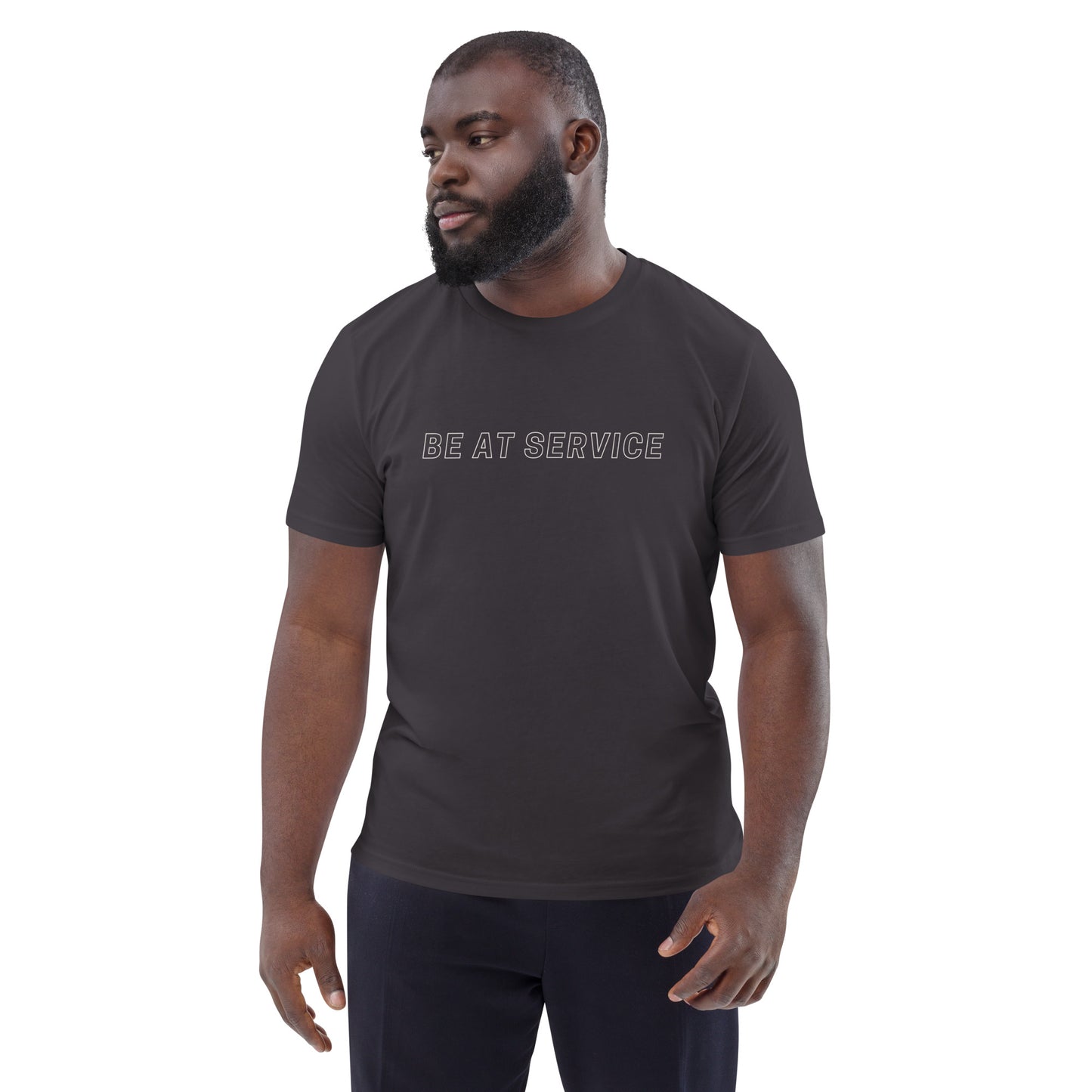 SERVICE Organic Cotton T-shirt Dark