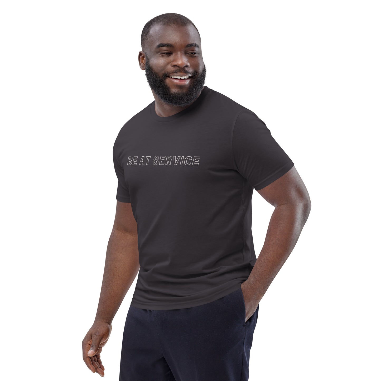 SERVICE Organic Cotton T-shirt Dark