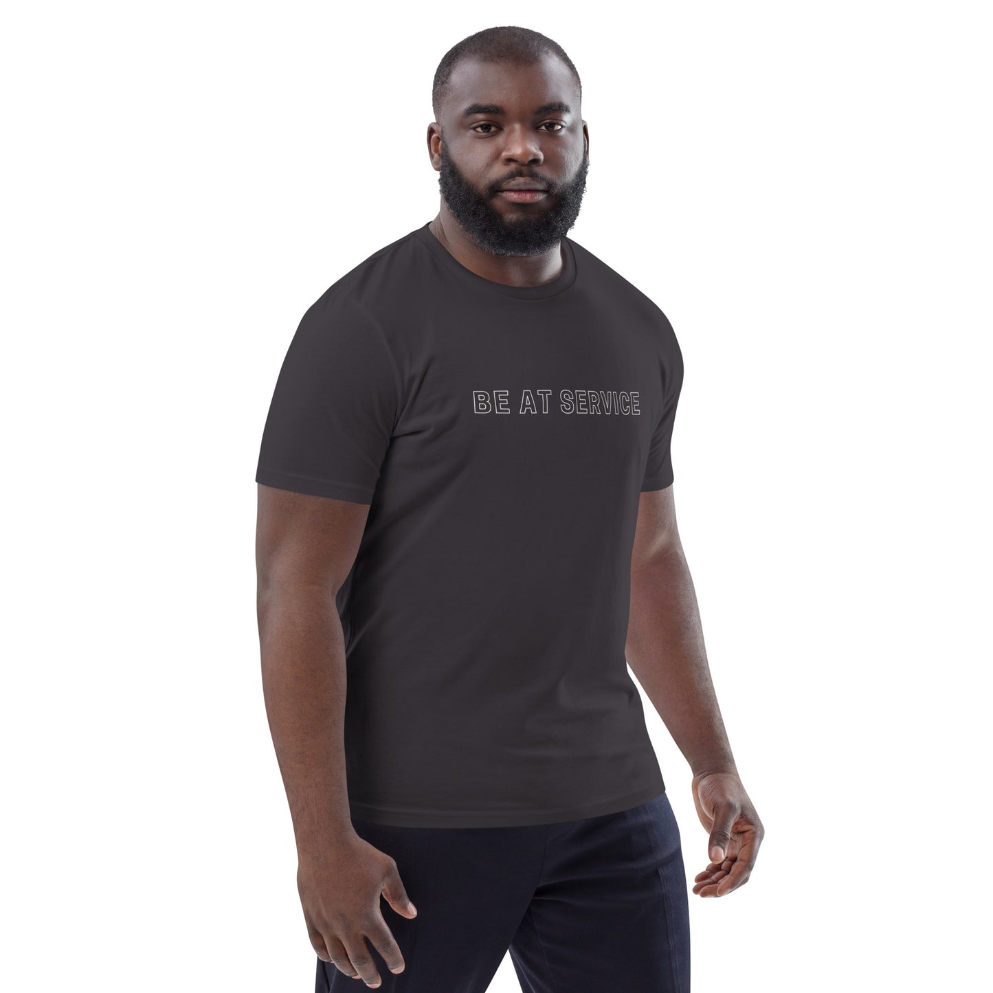 SERVICE Organic Cotton T-shirt Dark