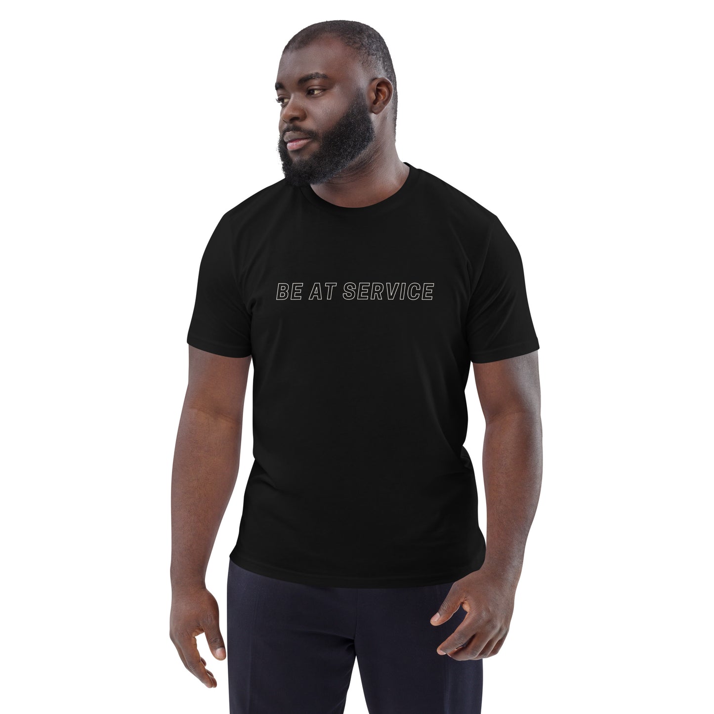 SERVICE Organic Cotton T-shirt Dark