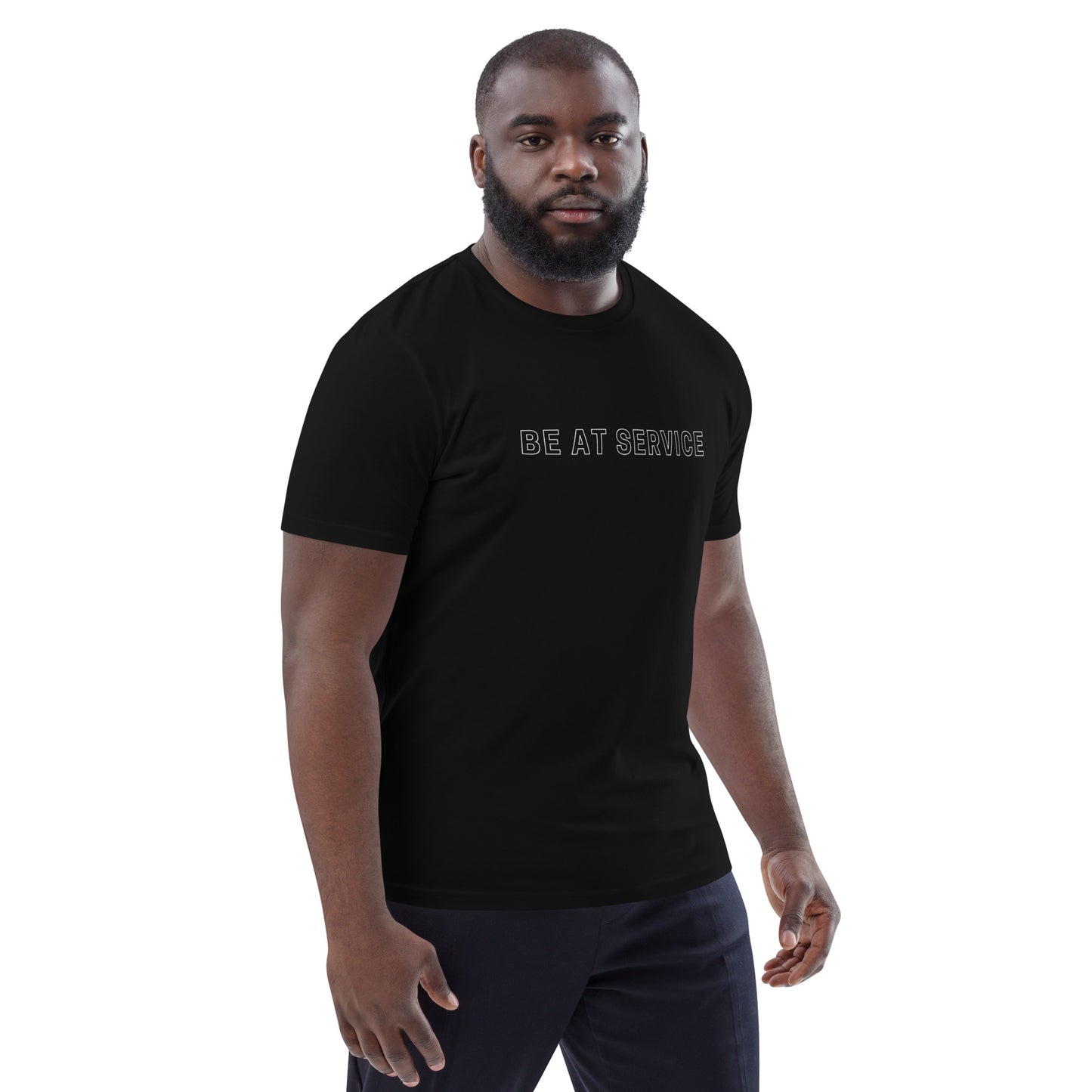 SERVICE Organic Cotton T-shirt Dark