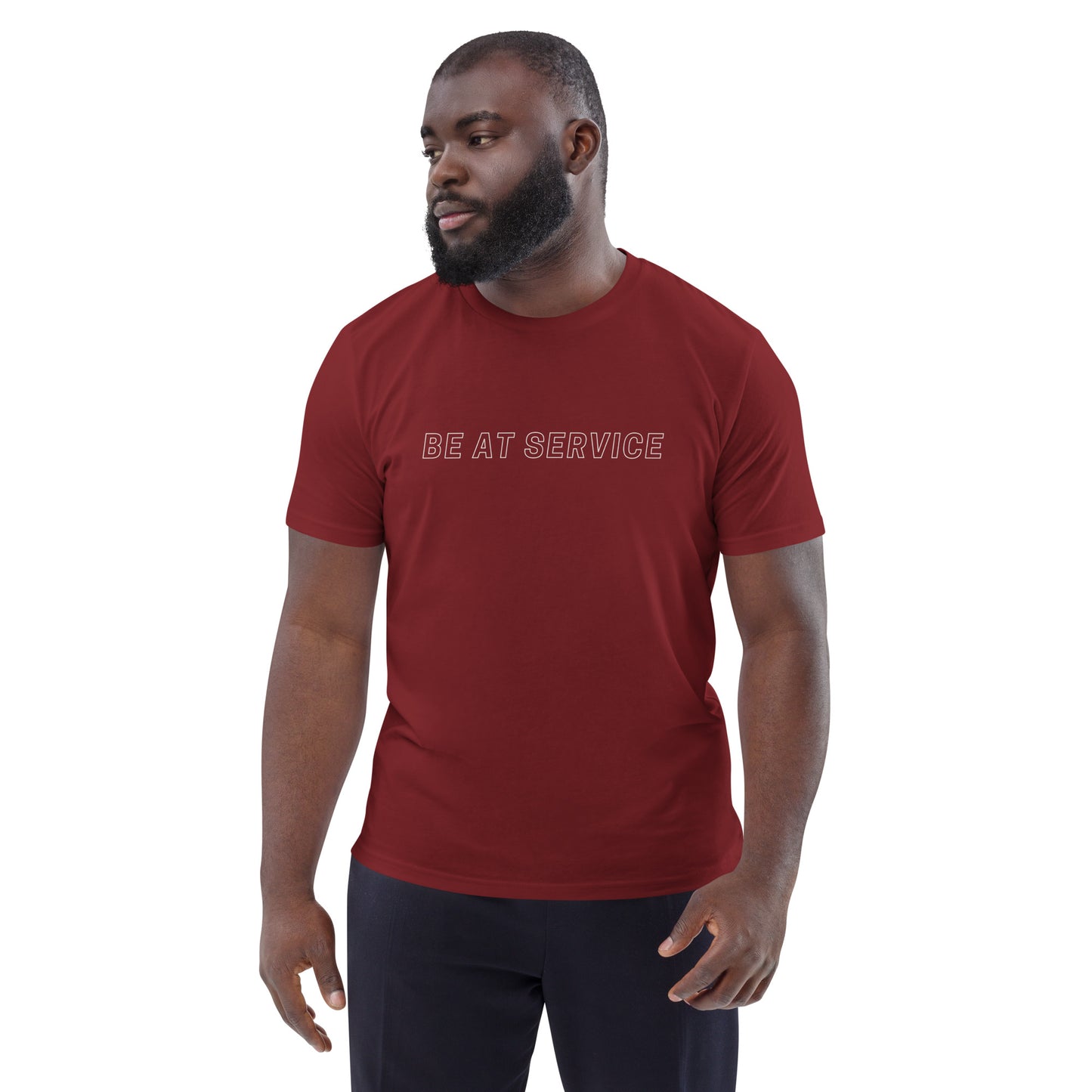 SERVICE Organic Cotton T-shirt Dark