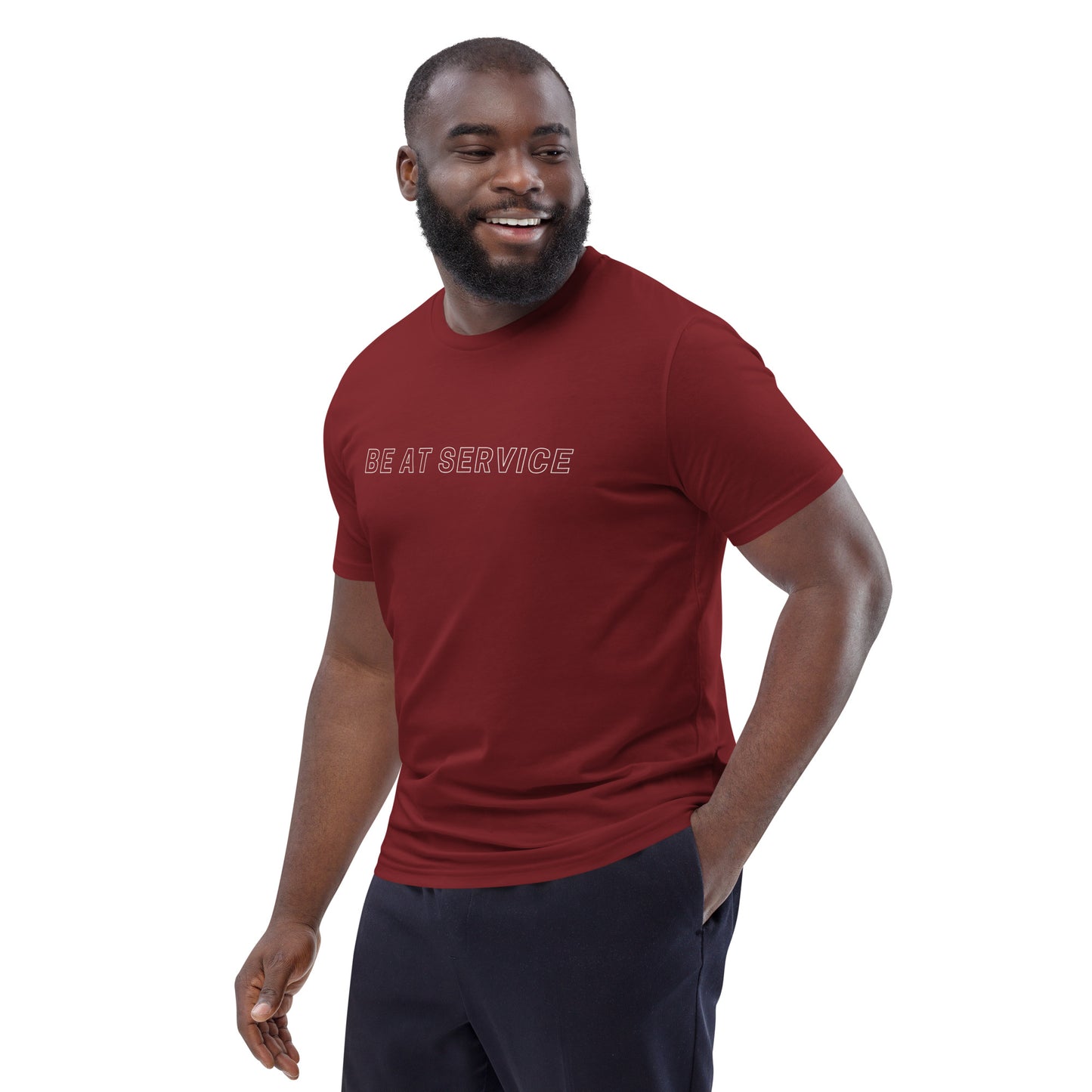 SERVICE Organic Cotton T-shirt Dark
