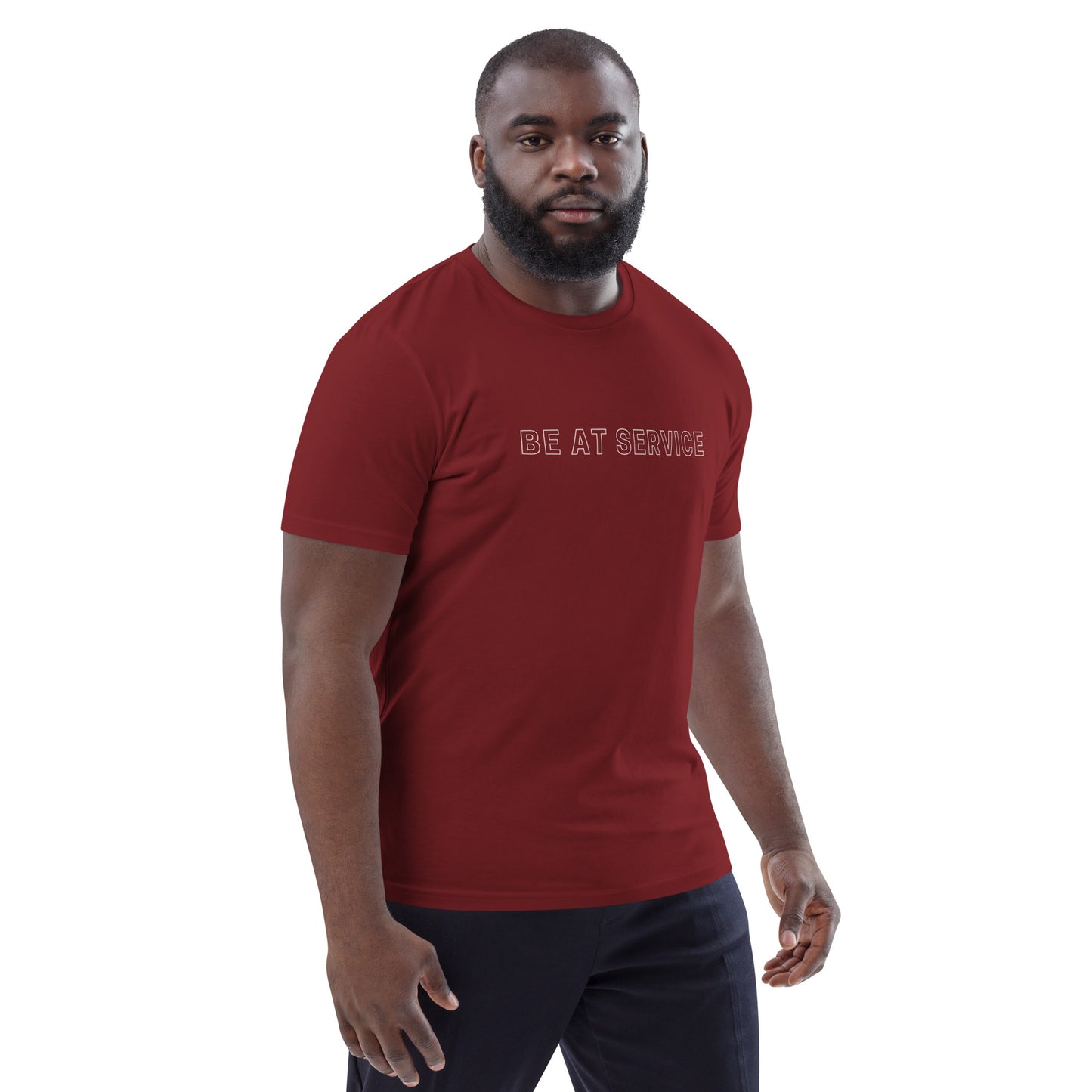 SERVICE Organic Cotton T-shirt Dark