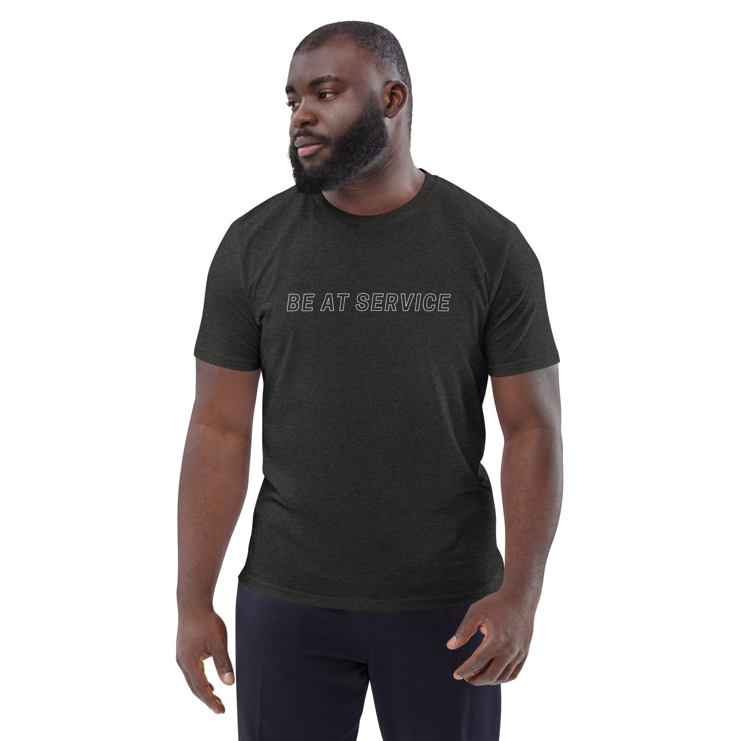 SERVICE Organic Cotton T-shirt Dark