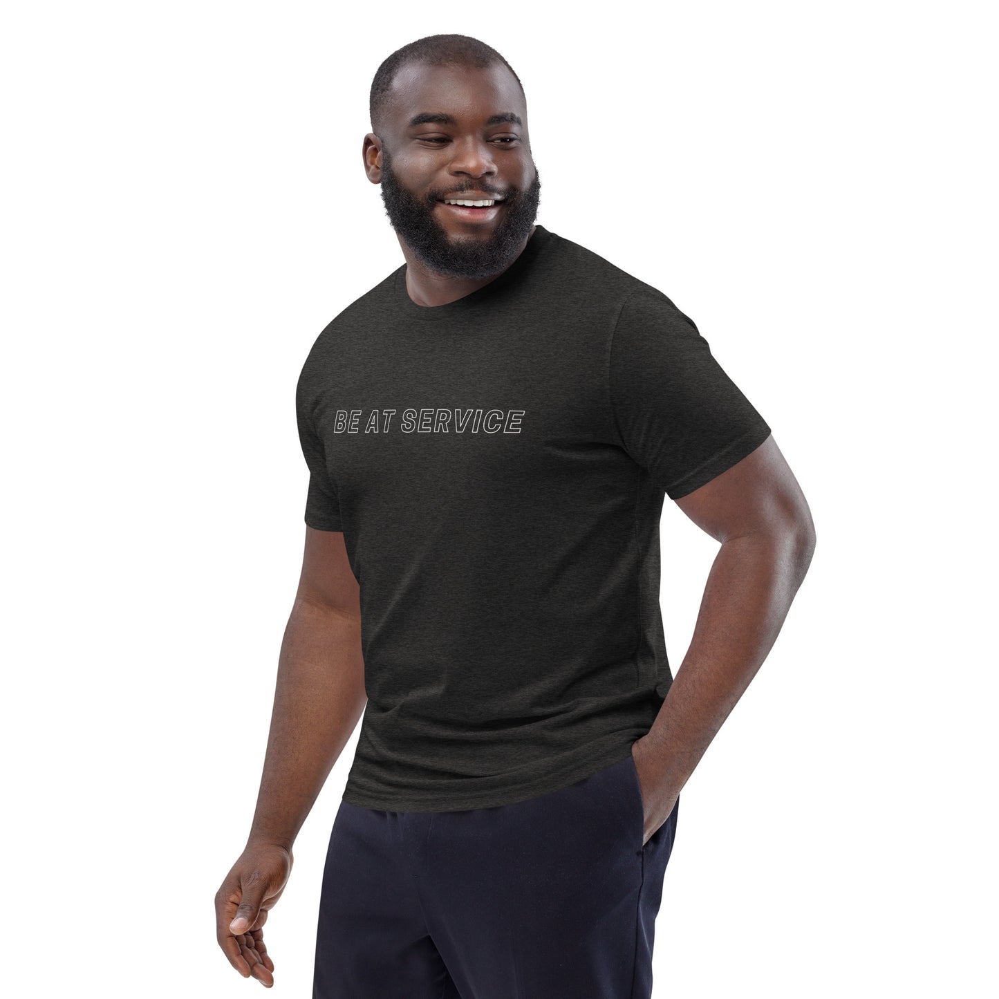 SERVICE Organic Cotton T-shirt Dark