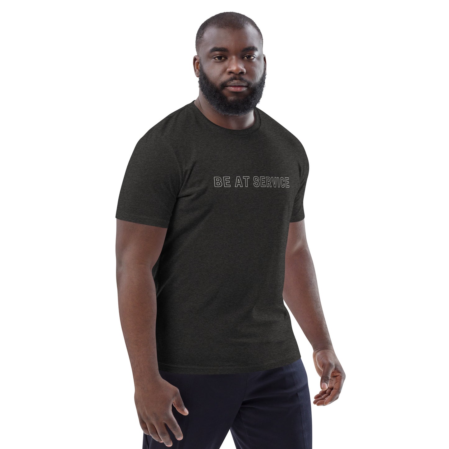 SERVICE Organic Cotton T-shirt Dark