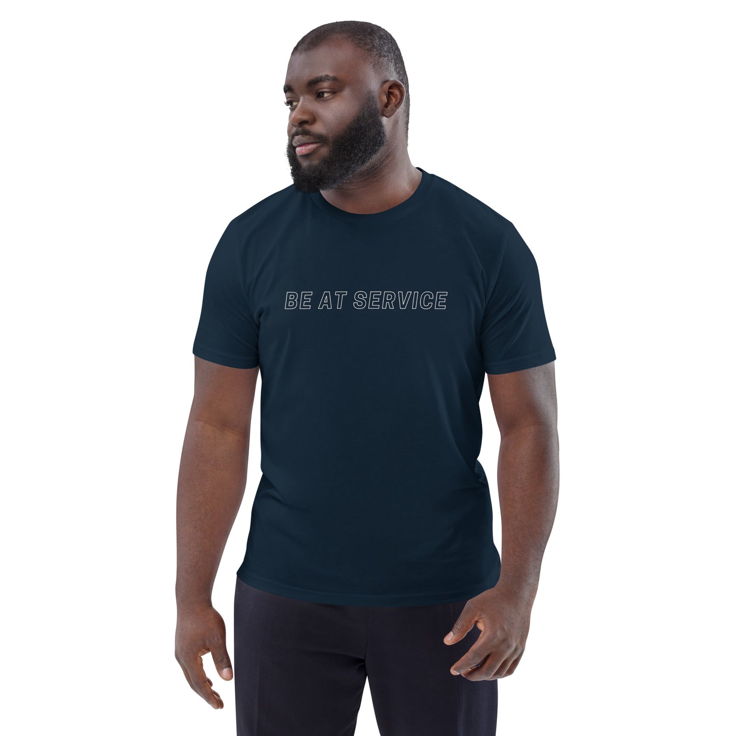 SERVICE Organic Cotton T-shirt Dark