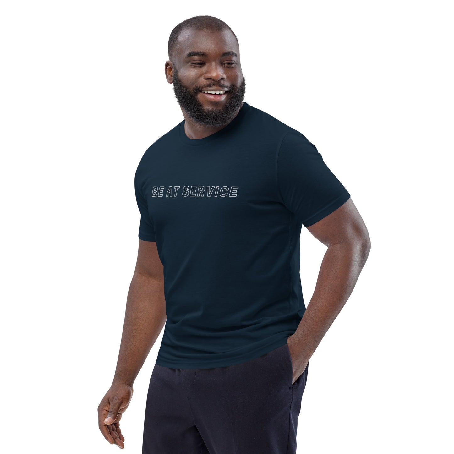 SERVICE Organic Cotton T-shirt Dark