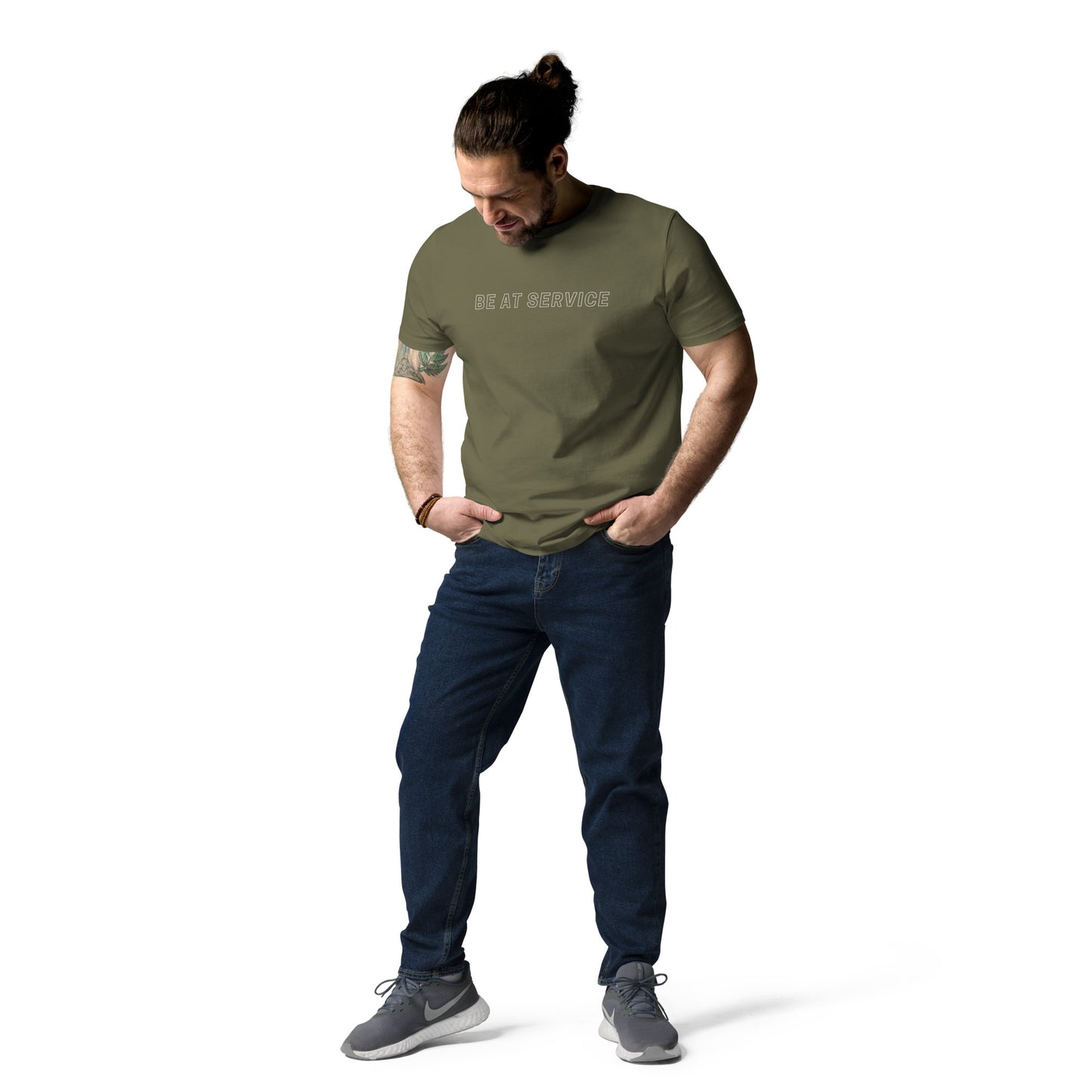 SERVICE Organic Cotton T-shirt Dark