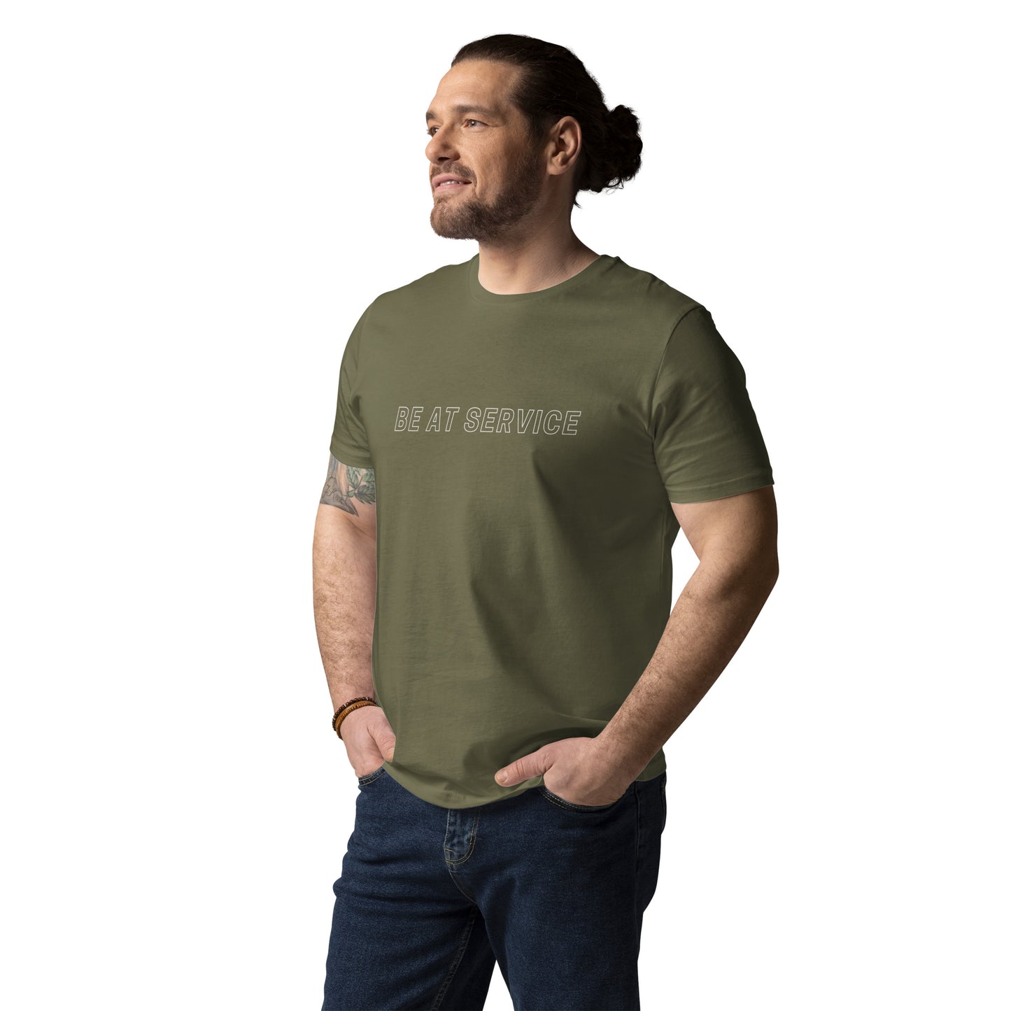 SERVICE Organic Cotton T-shirt Dark