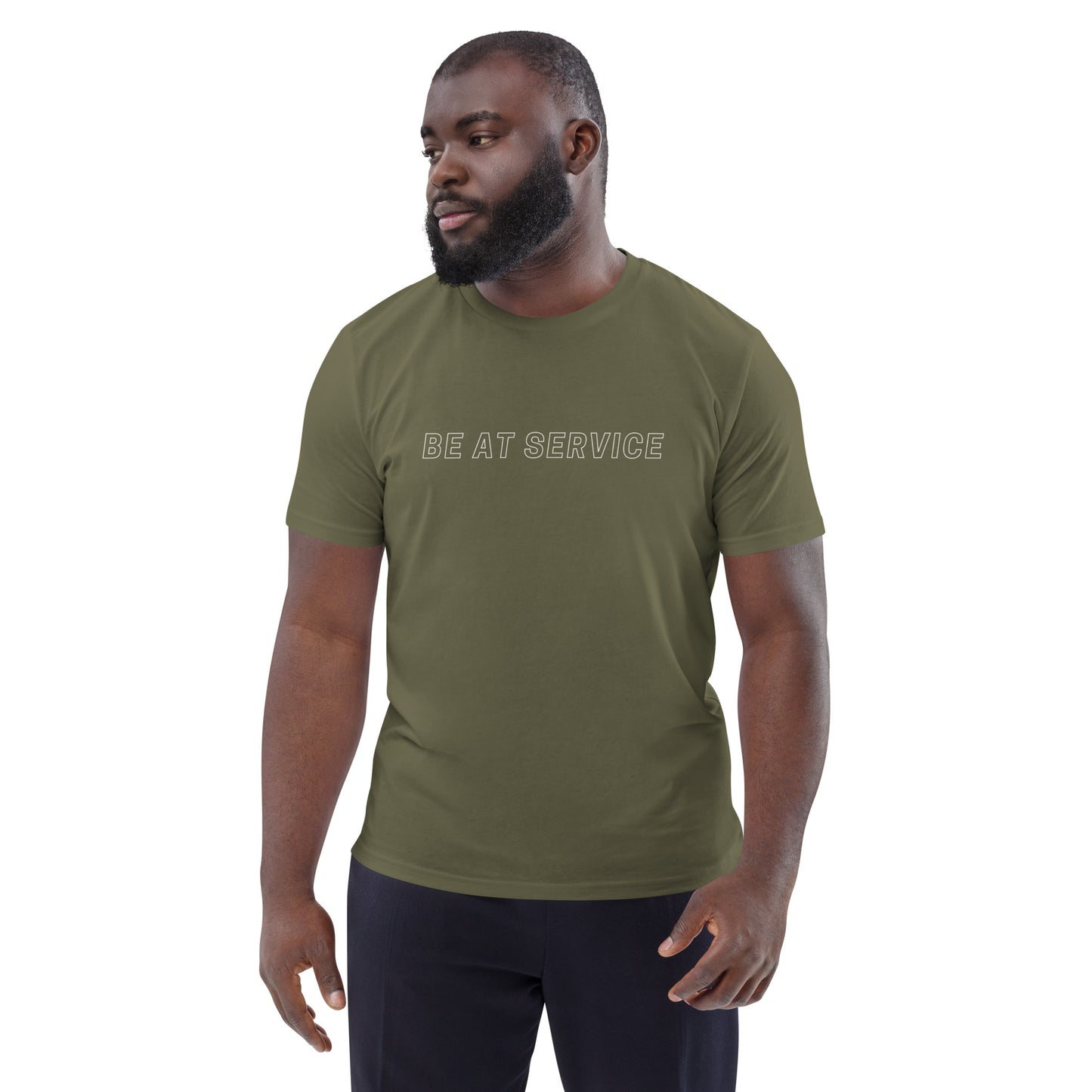 SERVICE Organic Cotton T-shirt Dark