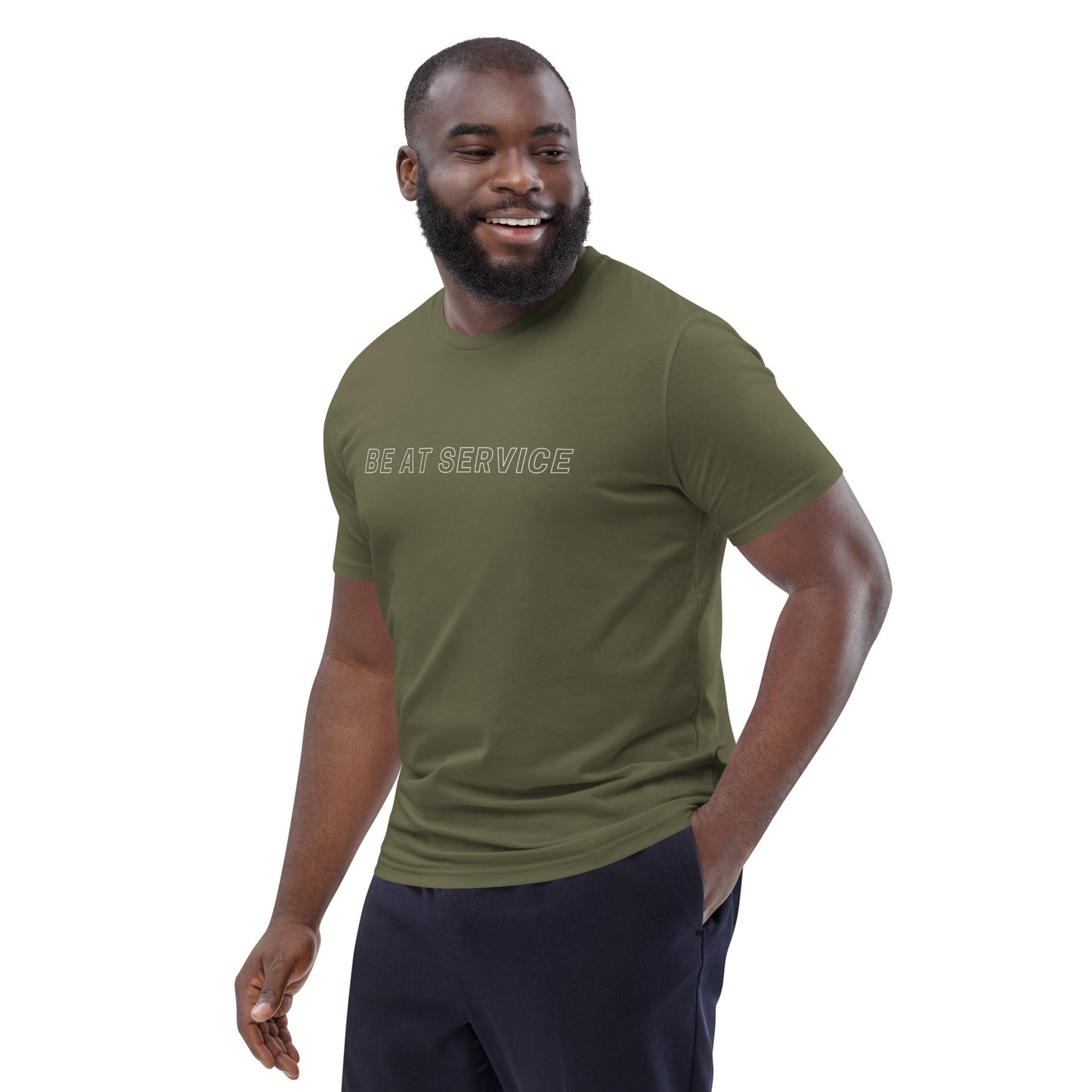 SERVICE Organic Cotton T-shirt Dark