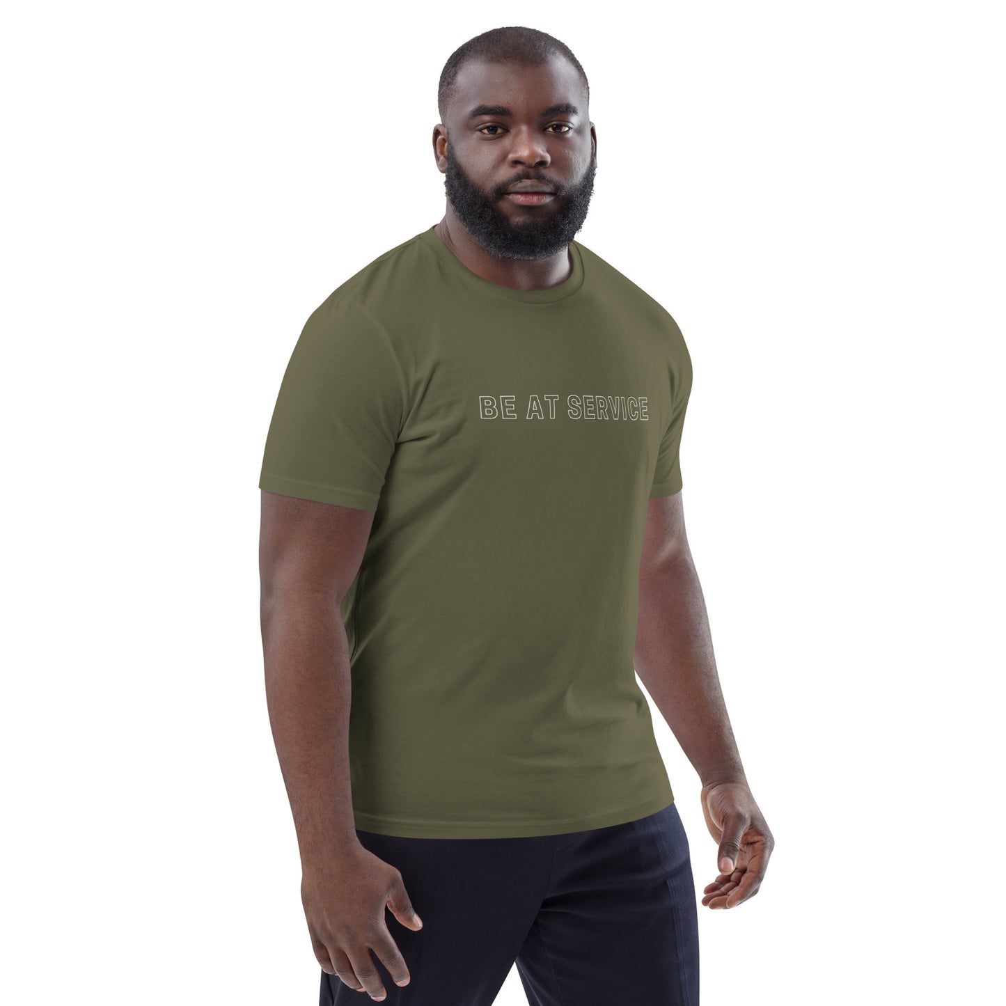 SERVICE Organic Cotton T-shirt Dark