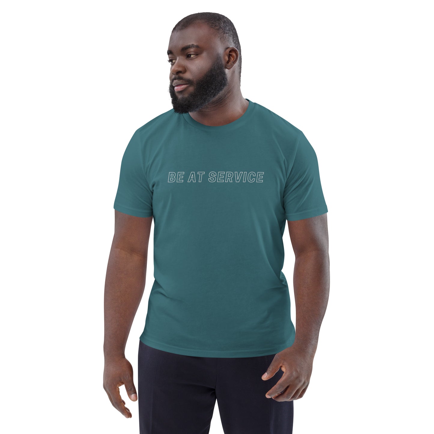 SERVICE Organic Cotton T-shirt Dark