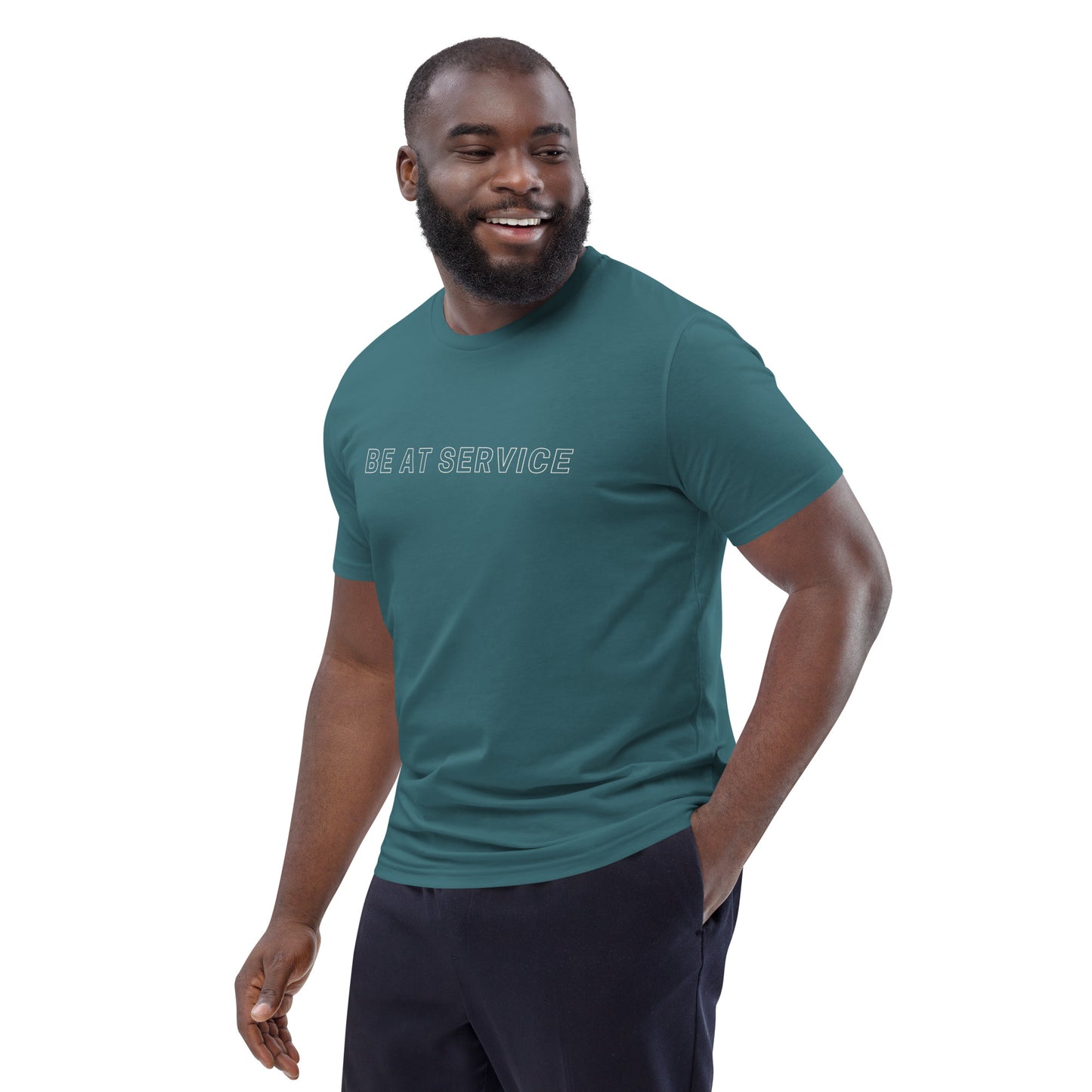SERVICE Organic Cotton T-shirt Dark