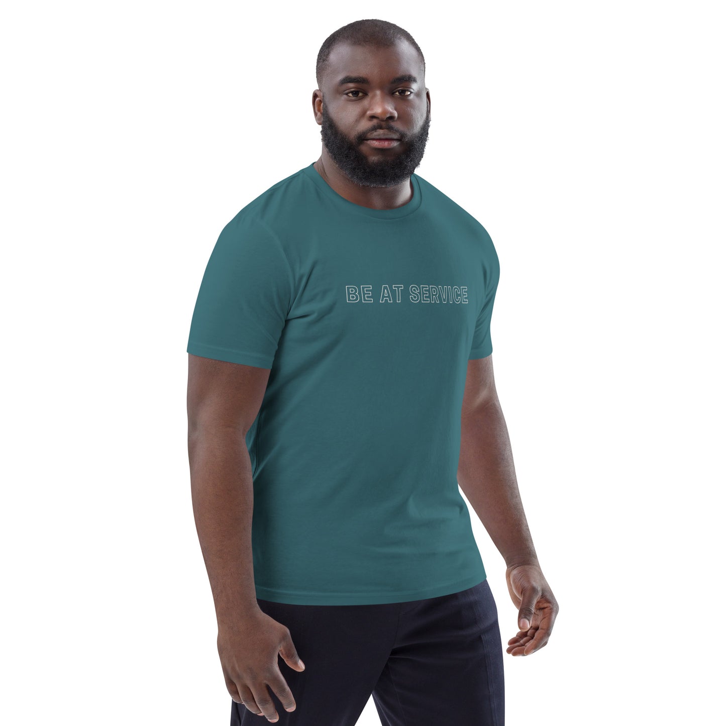 SERVICE Organic Cotton T-shirt Dark